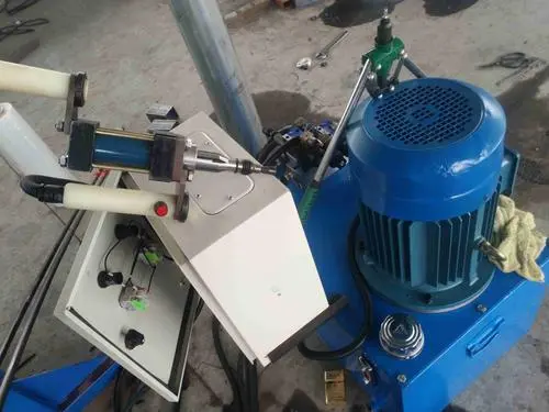 Operation of the tube expansion machine