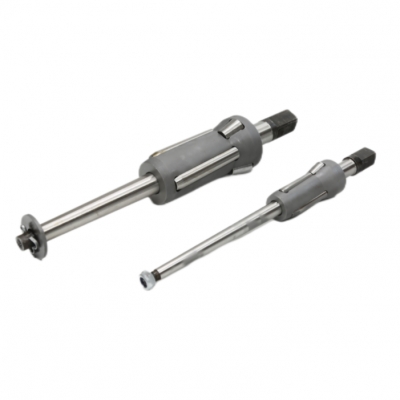 Flanged tube expander for exhaust expander